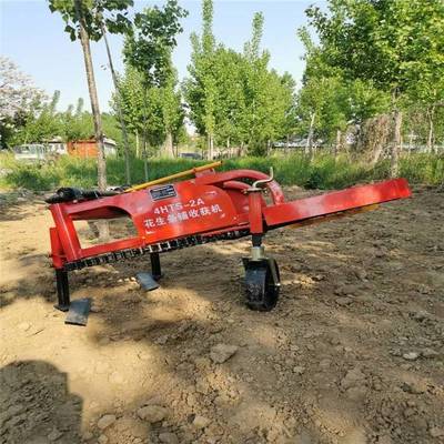 新款果子链条出土机手扶带花生拔果机震动抖土花生收获机