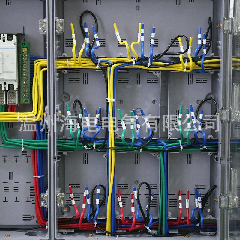 新南网费控非金属塑料全透明电表箱PC+ABS阻燃单相18户计量电表箱