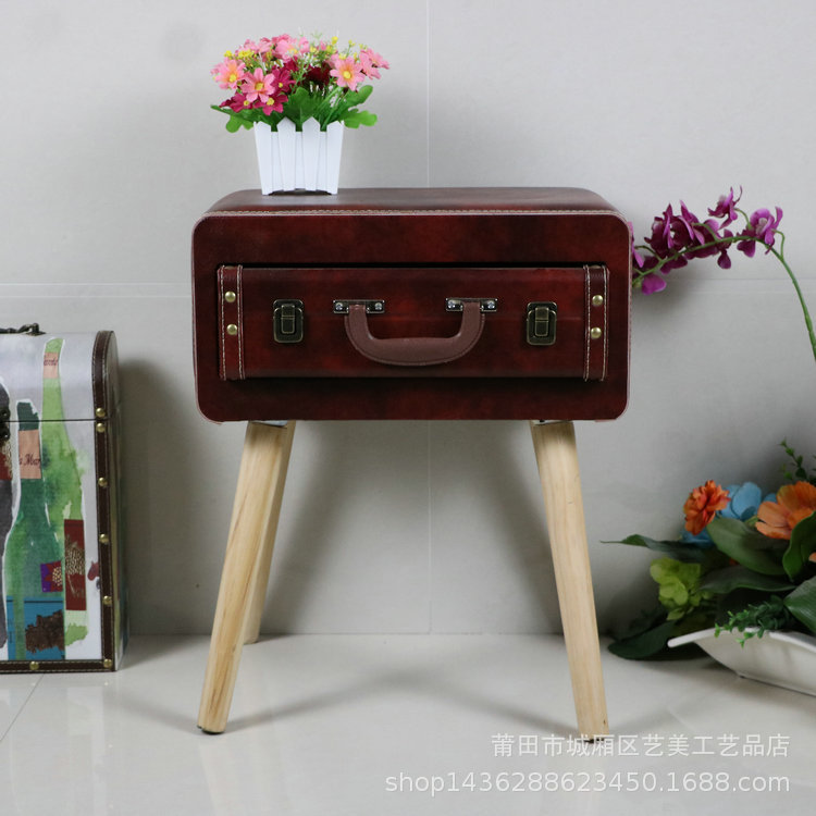 地中海田园简约大容量床头柜