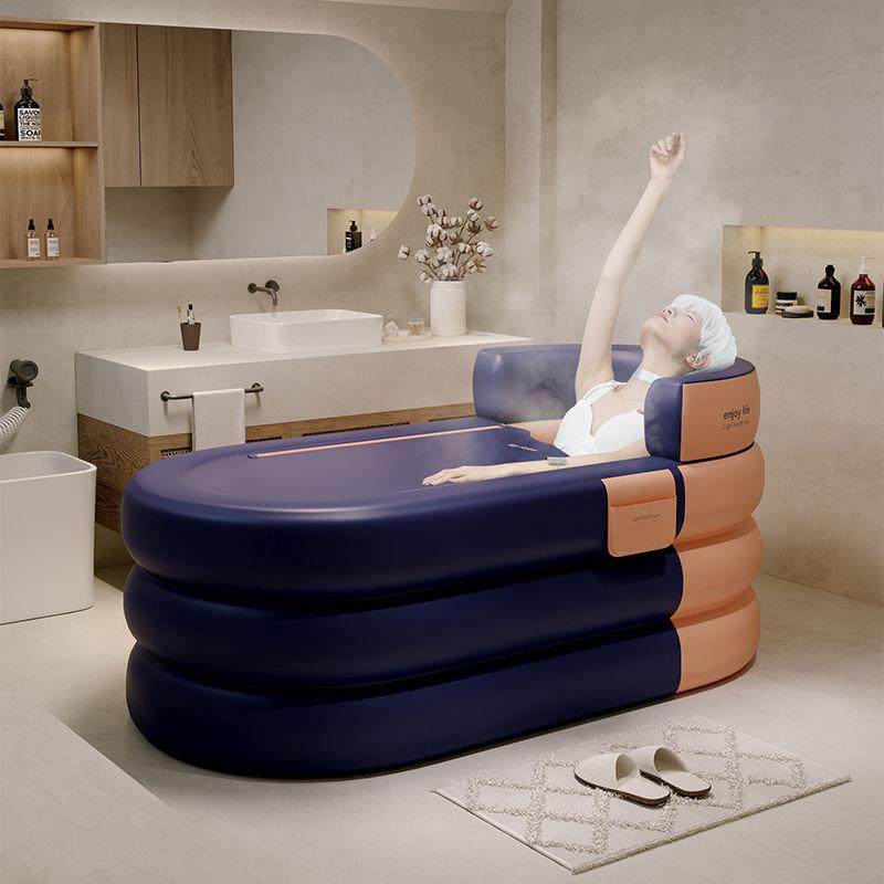 折叠浴缸大人家用成人全身汗蒸洗澡泡澡桶儿童坐浴盆加厚充气浴缸,家庭/个人清洁工具,沐浴按摩用品,淘宝优惠券,粉丝福利购,淘宝优惠卷