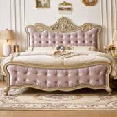 宫廷法式 GYA美式 轻奢欧式 大气婚床实木床现代简约主卧双人公主床