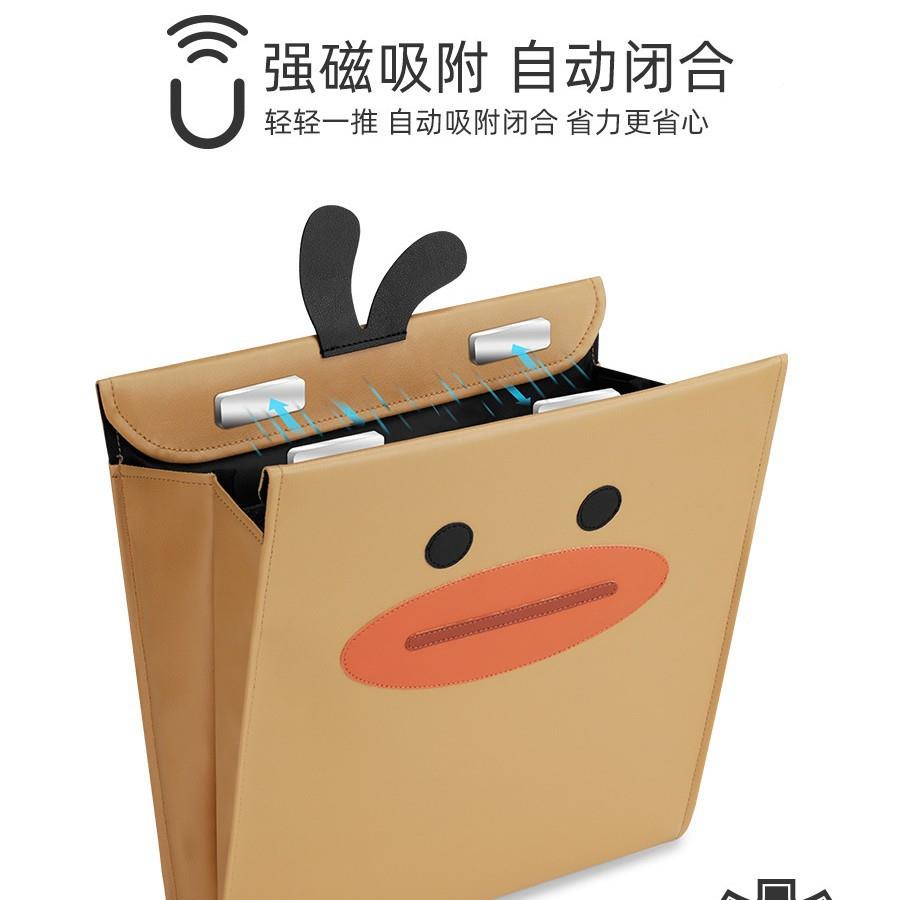 车载桶垃圾汽车内用可折叠大容量后排垃268意圾袋卡通创纳挂式收