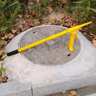 窨井盖钩子井盖撬钩T型井盖钩子井盖工具下水道盖板钩子