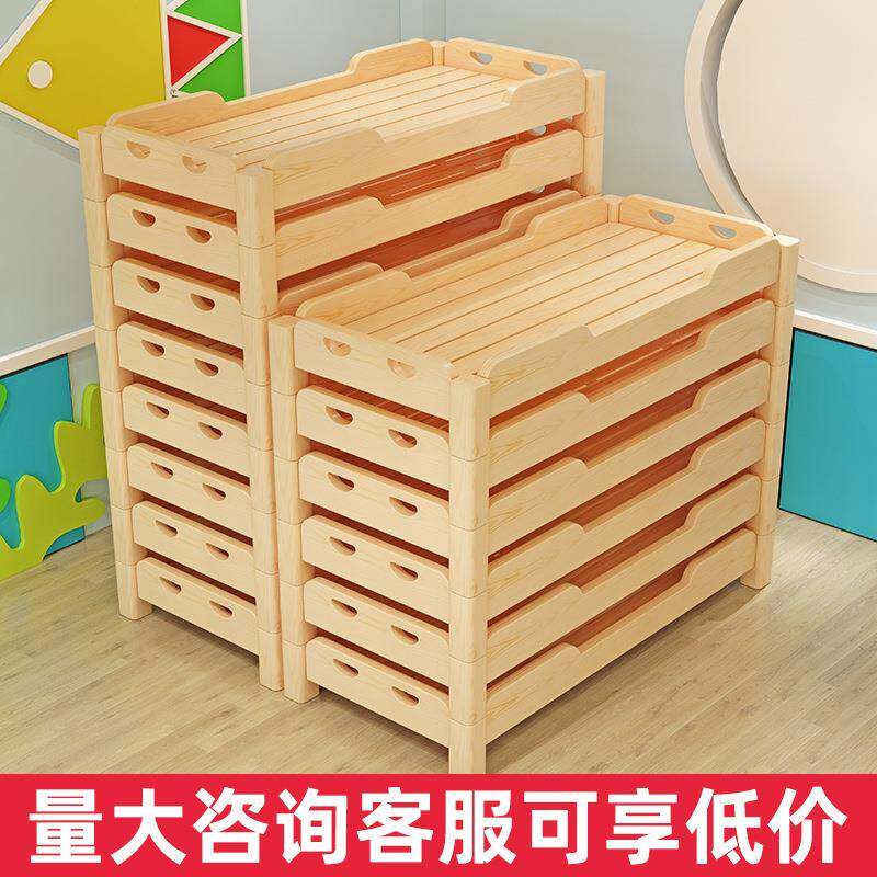 幼简园儿床易午睡床实木午休多床托管班床功能床MC909004叠叠床