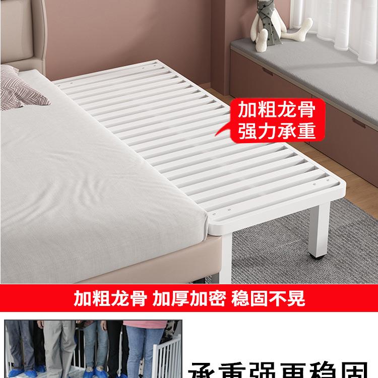 铁艺儿童床拼接床男孩加宽加小床拼接大床带护栏公主床婴儿床