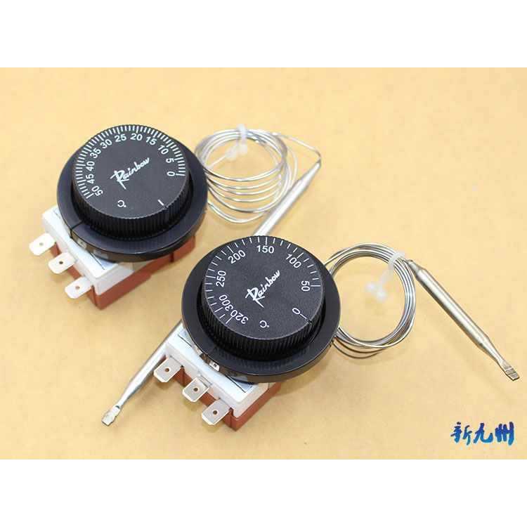 彩虹温控开关温度控制器液涨式温控器0-5080120320度