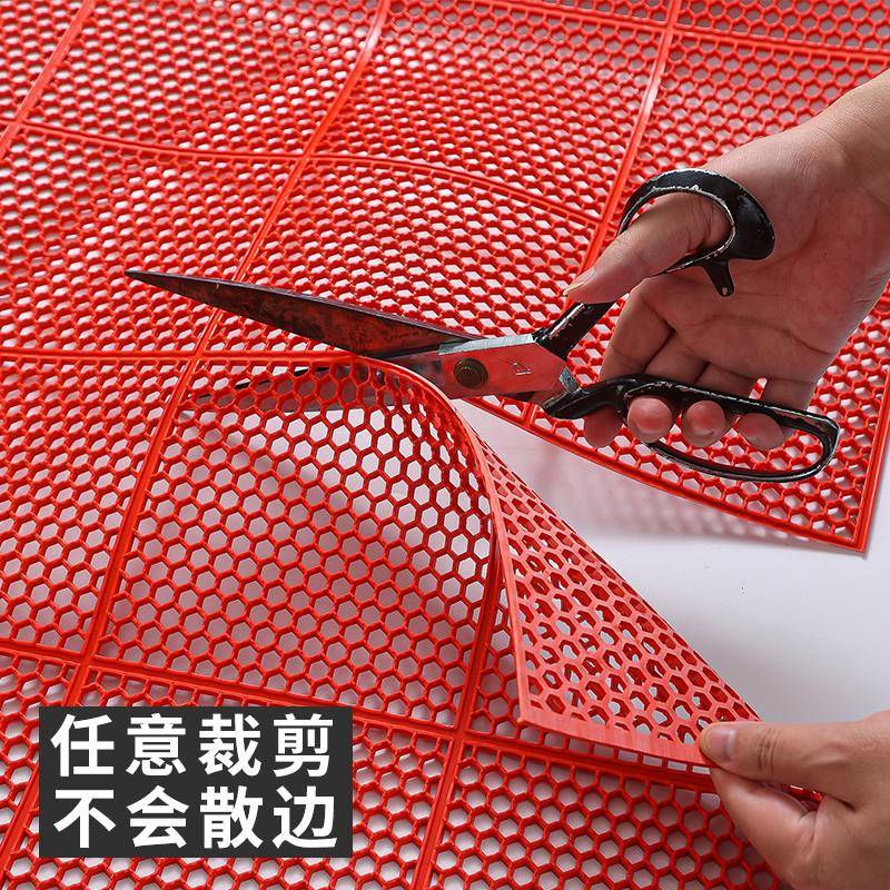 ⊙泳池防滑地垫加厚牛筋室外走廊门口迎宾防晒防油大面积满铺地胶