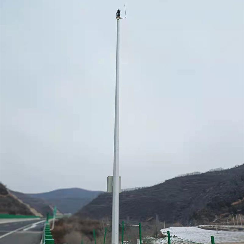 监控立杆3米3.5米4米5米6.5米交通道路八角杆不锈钢立柱信号灯杆