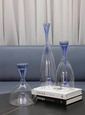 欧式网红快速醒酒器玻璃摆件客厅餐厅酒柜酒具酒壶高档轻奢装饰品