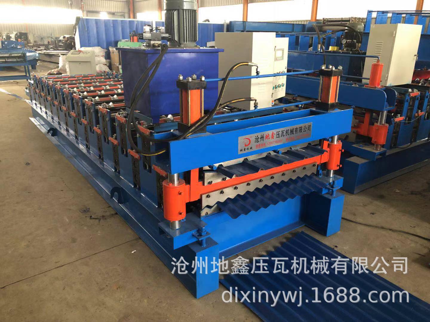 全自动彩钢瓦辊压成型机双层