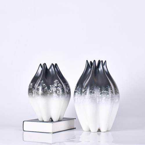 手工陶瓷花瓶客厅装饰家居摆件电视柜插花玄关餐桌插花器摆设