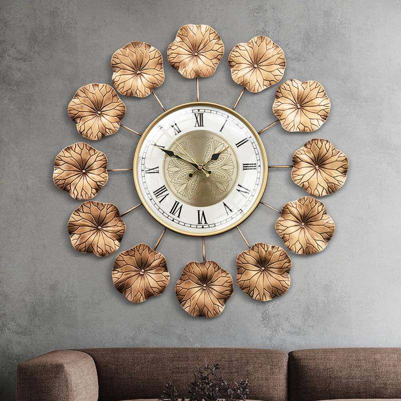 新中式铁艺工艺时钟客厅创意复古挂钟仿古个性时钟家居墙面挂饰钟,家居饰品,挂钟,淘宝优惠券,粉丝福利购,淘宝优惠卷