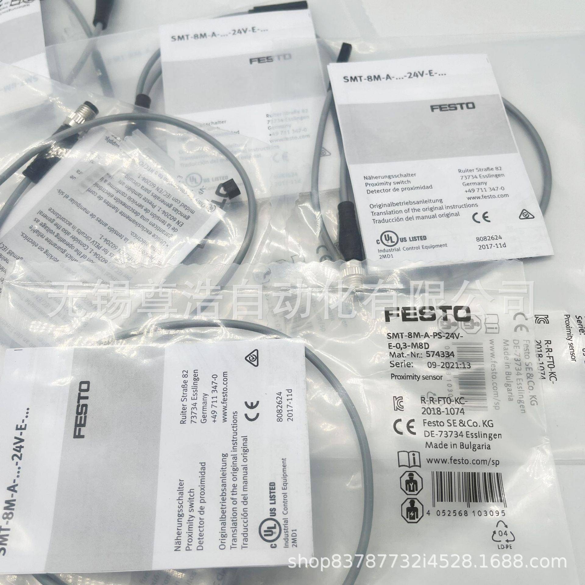 FESTO费斯托磁性开关574340SMT-8M-A-PO-24V-E-7,5-OE