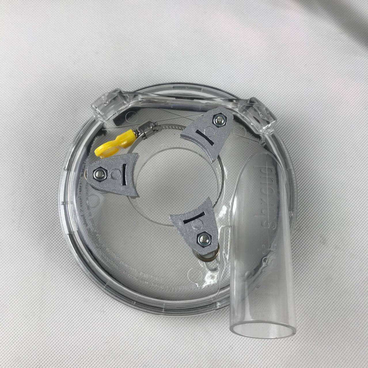 无尘罩可接吸尘器防尘罩无尘作业125角磨机打磨吸尘保护罩配件