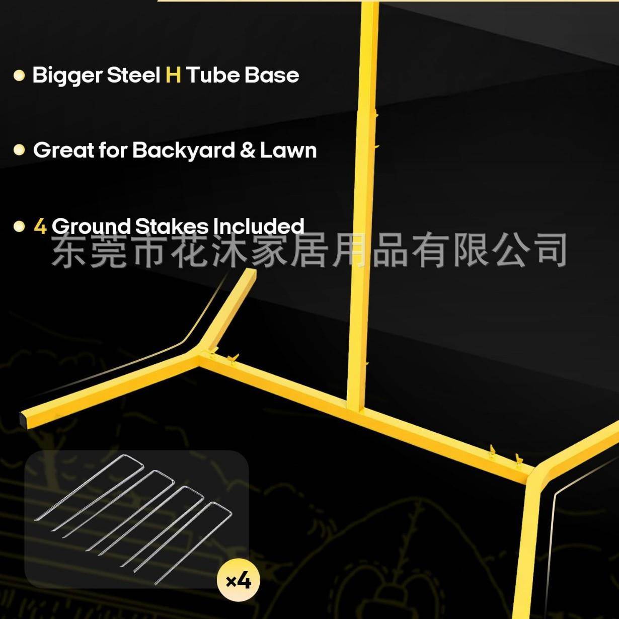 新款金属球场门立柱套装足球门款柱亲子户外活动道具青少年