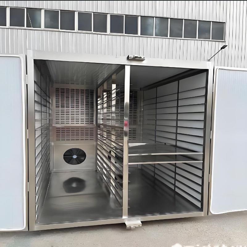 电蒸汽加热空气能烘干房热风循环烤箱双开门真空豆角蔬菜烘干箱