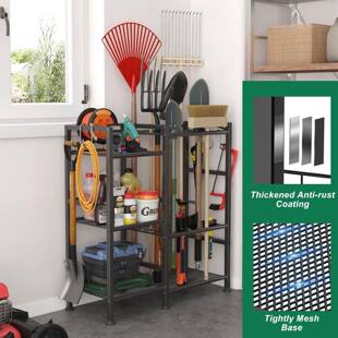 花园工具架庭院收纳架属农具架车库置物架储物架组合架