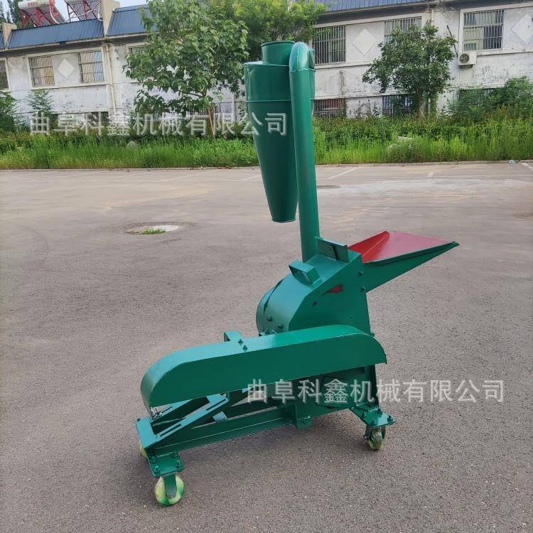 小型玉米棒粉碎机花生秧花生壳粉糠机沙克龙除尘锤片式打粉机