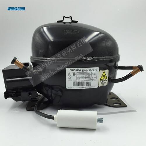 embraco/恩布拉科 EMM32CLC R600A冷媒 电压220-240V~50Hz 压缩机