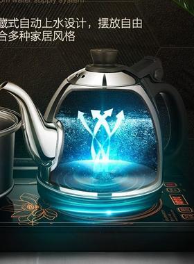 金H灶K9底部涌泉上水电热水壶电茶304炉不钢电茶84372壶智锈能触