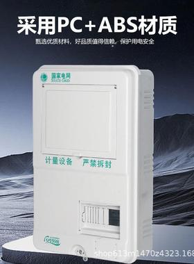 国新表标准三相一表成套电表箱P网+CABS带位非三相一表金属电能计