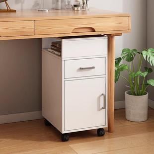 夹缝纳柜公室桌下抽屉柜A4文5件收储物柜小型2cBG0046m窄办款 移动