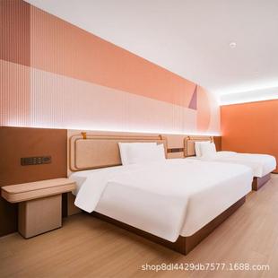 桔子3.酒店299家具宾馆全套客房箱专用单双0床翻设计改造新工厂