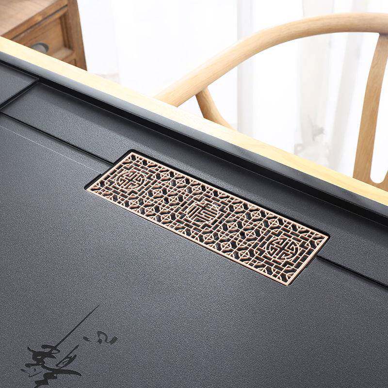 天厅然乌金石茶盘单盘家用简7ASlp3iM约茶具客整高档石块头茶茶海