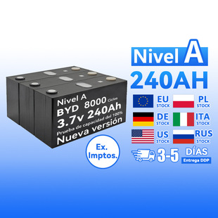 Nuevo BYD Batería de litio de alta vida 3.7v 240ah 140ah
