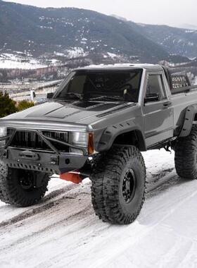 313轴距切诺基皮卡车真壳1/10仿攀爬55083车硬壳AxialSC9X100046