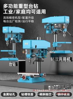 欧台钻台式雅16424钻床1Z516Z420Z4132钻攻两用机Z凌S4116钻铣床