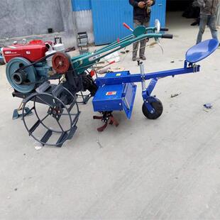 农用25马力手扶拖机水田乘394坐式 耕机柴田油启动旋拉耕电机