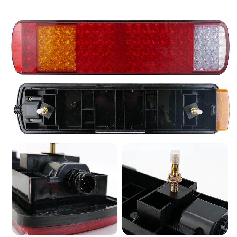 解j6车后尾总灯成j6pjXD解放J6h6奥威悍威原厂2放4v防追尾灯防货