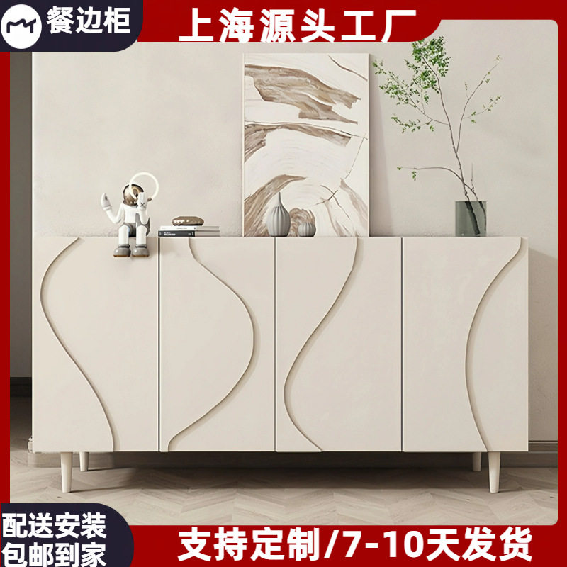 灰色烤漆现代简约餐边玄关柜