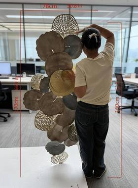 欧式花朵挂钟欧轻A2819奢创客厅美式意简约家居装饰艺术式时壁挂