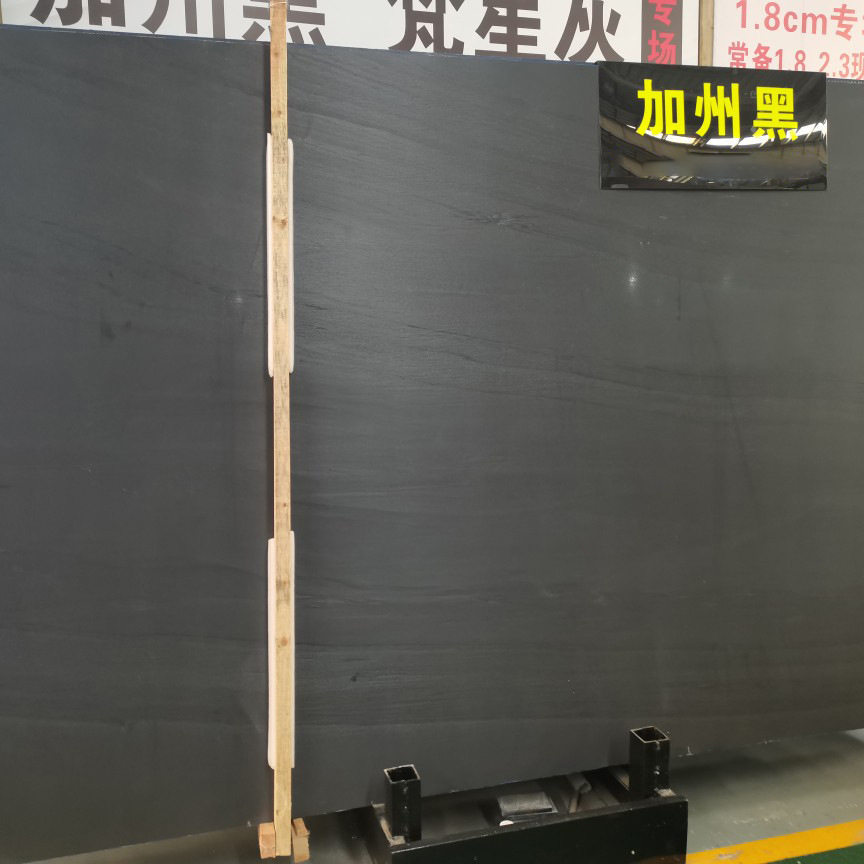 加州黑大理石踏步通铺岛台吧台