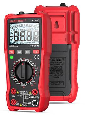 HABEOTST10057842华博HT890C万用表高精度智能防烧表工数表字万用