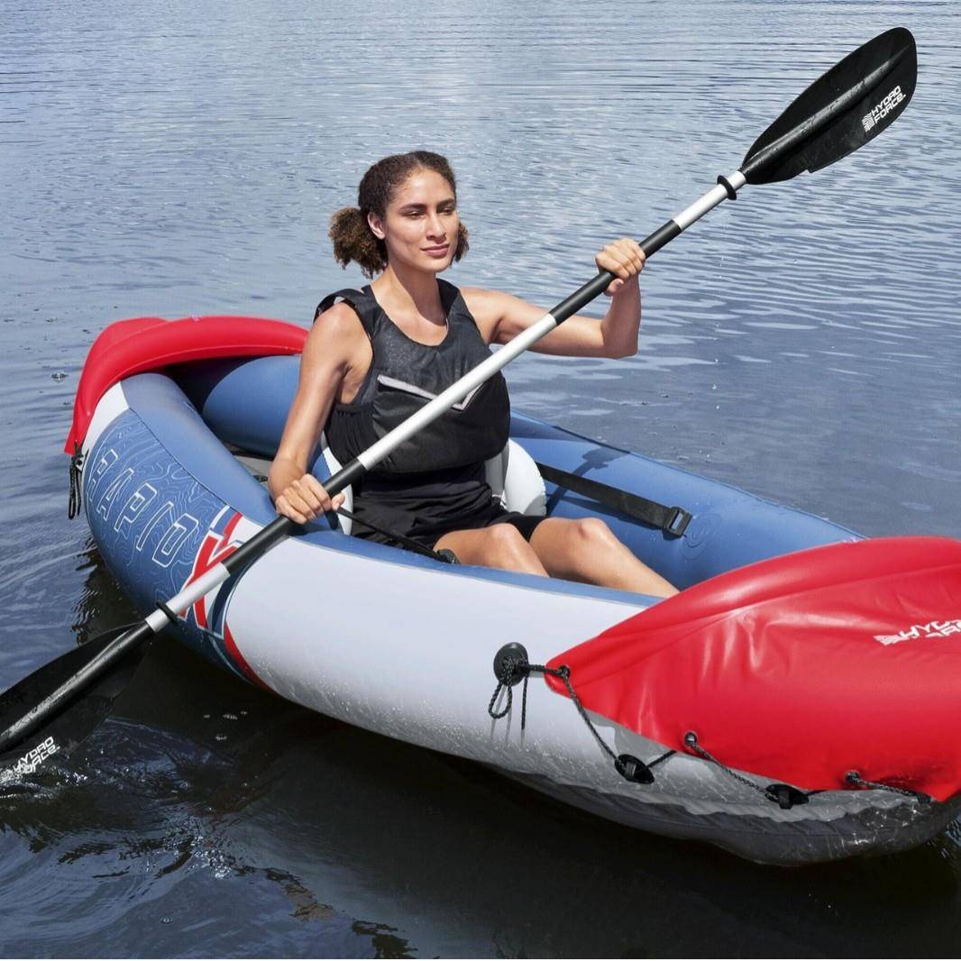 Bestwa3y656513212漂流充气船三橡皮划艇独单人木舟人船送船桨气