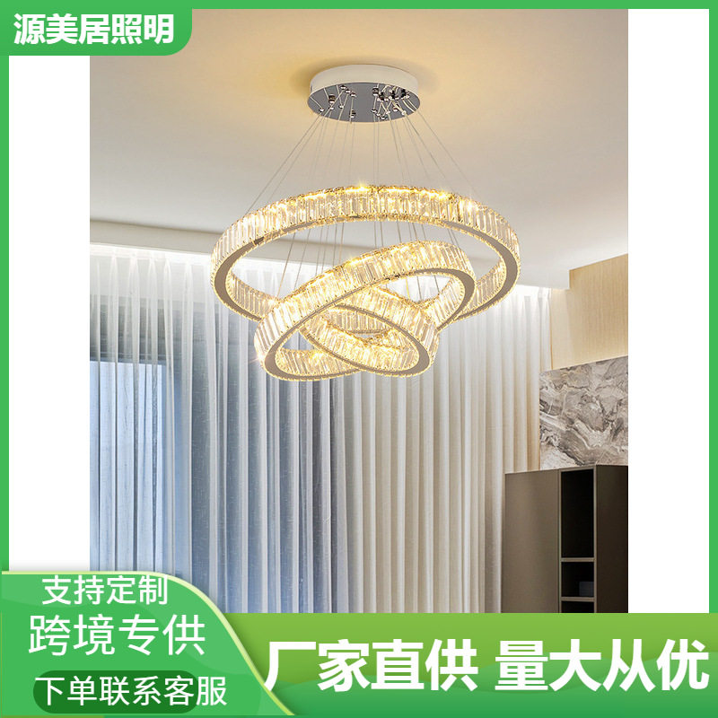 轻奢水晶大吊灯客厅灯现代简