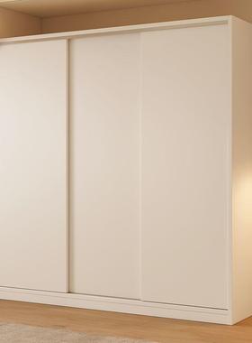 m推J拉门衣o房柜家用卧室简易组装出租衣柜经济小型VCV耐用木质柜