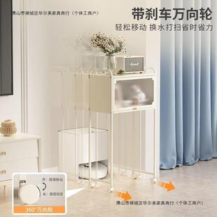 网红云石头沃斯扫地机器落地式人置物架落科地多层鲸铁艺架收纳子