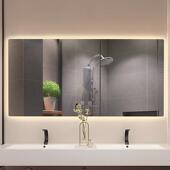 能墙浴室镜卫生间镜智子壁挂式 洗漱台led带DIU灯触摸屏洗手防间雾