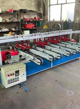 木工双端齐能头锯多锯头裁板料切割机材多67112功木双端锯自动双