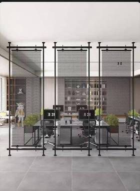 黑武士12508风金属网饰格垂帘酒店屏幕墙铁艺不锈钢隔断他镂空装