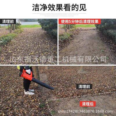 充电式业吹吸鼓机除三用小型家用大功ECF率清灰吹灰树叶粉碎工尘