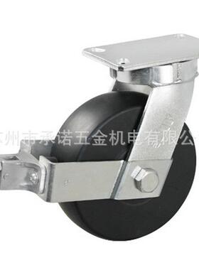 重载型万寸8寸1012寸黑色MC尼龙向载重1轮.8吨重型898脚轮设备轮