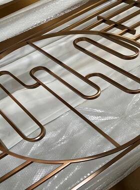 铝合金方通方管屏30513风隔断现栅栏玄关客办格公室代简厅约花屏