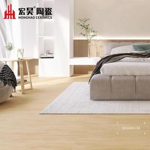 柔光天鹅木纹砖800实x800绒原木风仿砖木卧室餐VIA厅客厅地肌肤釉