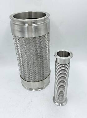 304不锈钢卡盘波纹管箍卫生快装金化工软管POZ卡箍编织属管抱钢丝