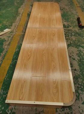 学教校室讲地台站台钢架45769木台架圆可角斜角直角表演踏步台